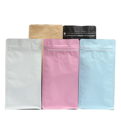 Sacos de café selados com válvula reutilizáveis ​​12 onças Sacos de mylar stand up impressão em 8 cores