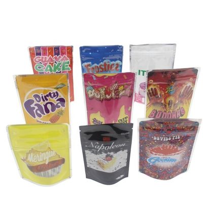 CMYK Impressão Flat Bottom Stand Up Pouch