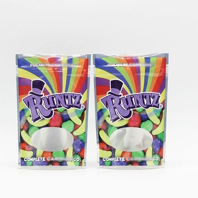 250g Bolsas de plástico para alimentos Bolsas de embalagem para lanches CMYK
