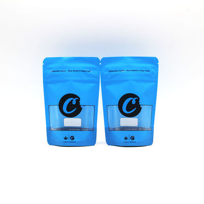Recuperável CPP resistente a cheiros ziplockk bolsas Jungle Boys VMPET com janela