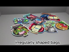 saco especial da forma para o empacotamento do cannabis