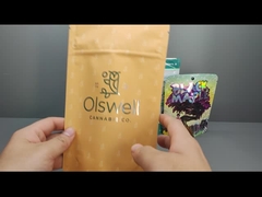 mylar levanta-se malotes para a erva daninha que do alimento do cannabis os sacos cheiram o empacotamento da prova