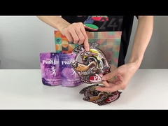 O costume considera através dos sacos de empacotamento de Mylar para o malote de pé das cookies dos gummies