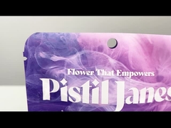 Do produto comestível da erva daninha dos sacos de folha de alumínio levantar-se malote holográfico