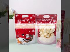 Bolsas de presente de Natal com buraco de alça