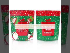Saco de embalagem de lanches de plástico transparente de Natal