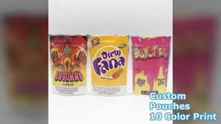 Bolsas Zip Lock personalizadas Stand Up com impressão em 10 cores