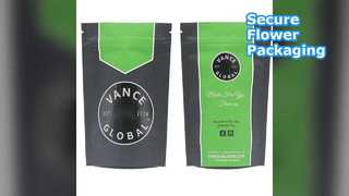 Embalagem de flores em bolsas stand up à prova de crianças