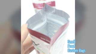 Sacos à prova de cheiros impressos personalizados Stand Up Malotes